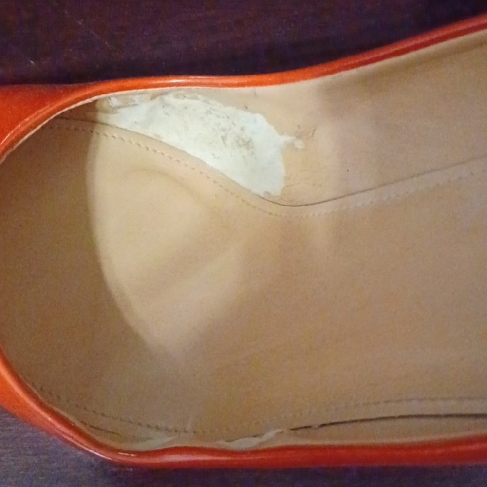 J. Crew Women's Bright Orange Heels - Picture 7 of 8